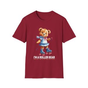 Retro Roller Bears (Design B) ADULTS Unisex Softstyle T-Shirt - Image 16