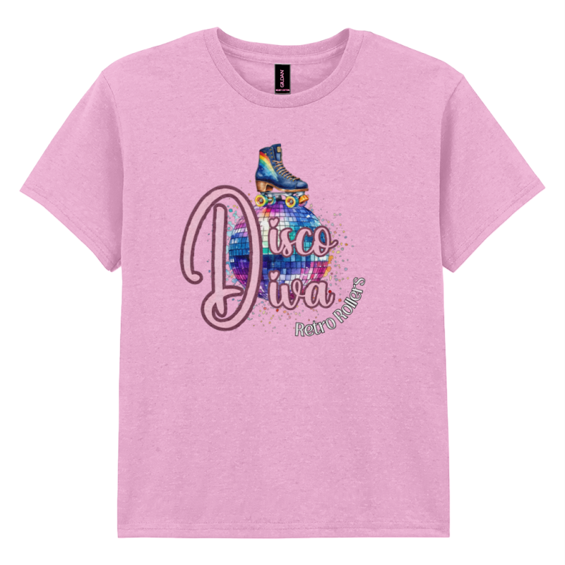 KIDS: Disco Diva Gildan Kids SoftStyle® Ringspun T-Shirt