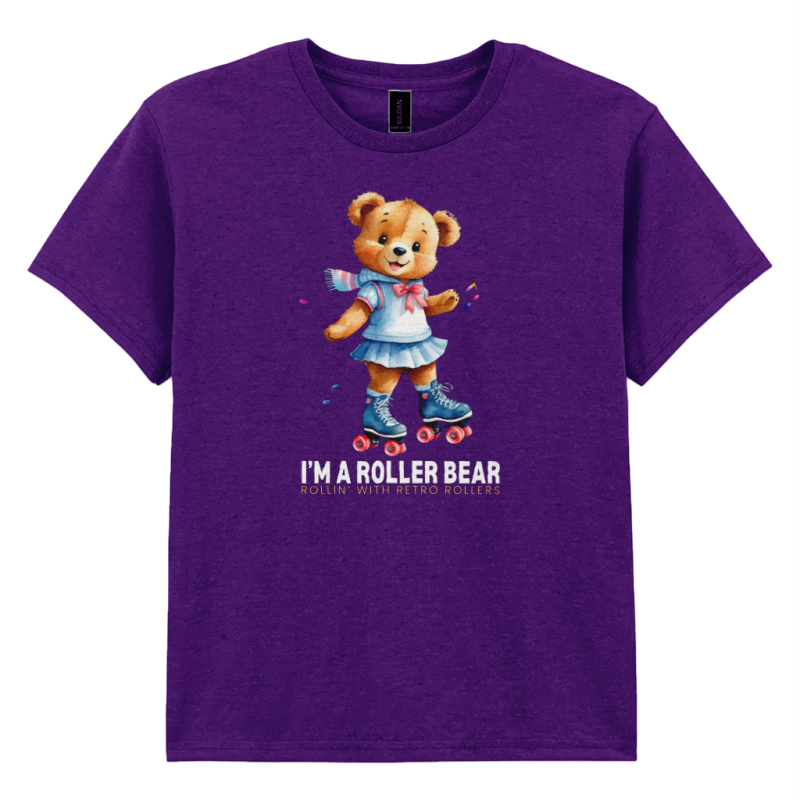 KIDS: The Roller Bears (Design B) Gildan Kids SoftStyle® Ringspun T-Shirt