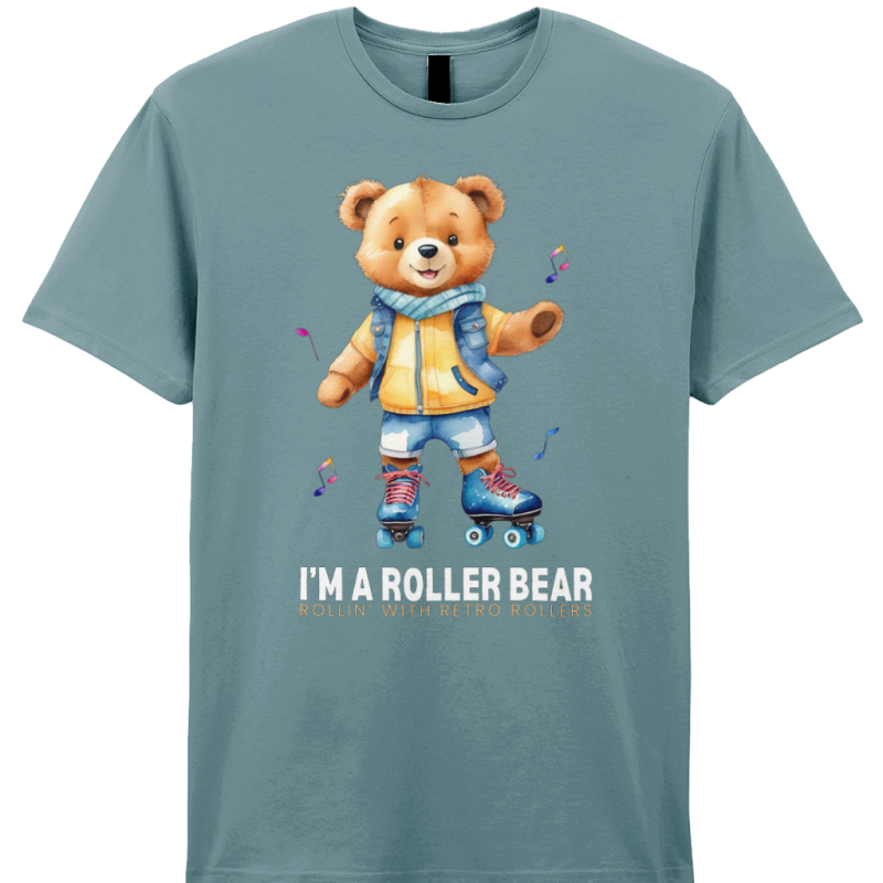 ADULTS: The Roller Bears (DESIGN A) Gildan SoftStyle® Ringspun T-Shirt