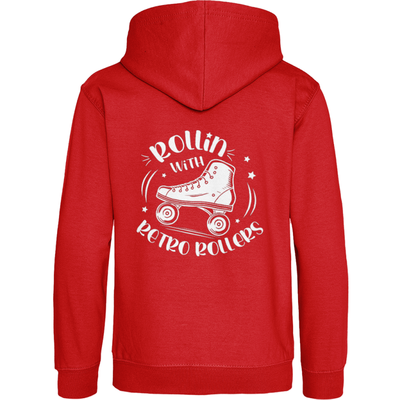 KIDS:  Rollin' With Retro Rollers (Plain) AWDis Kids Hoodie