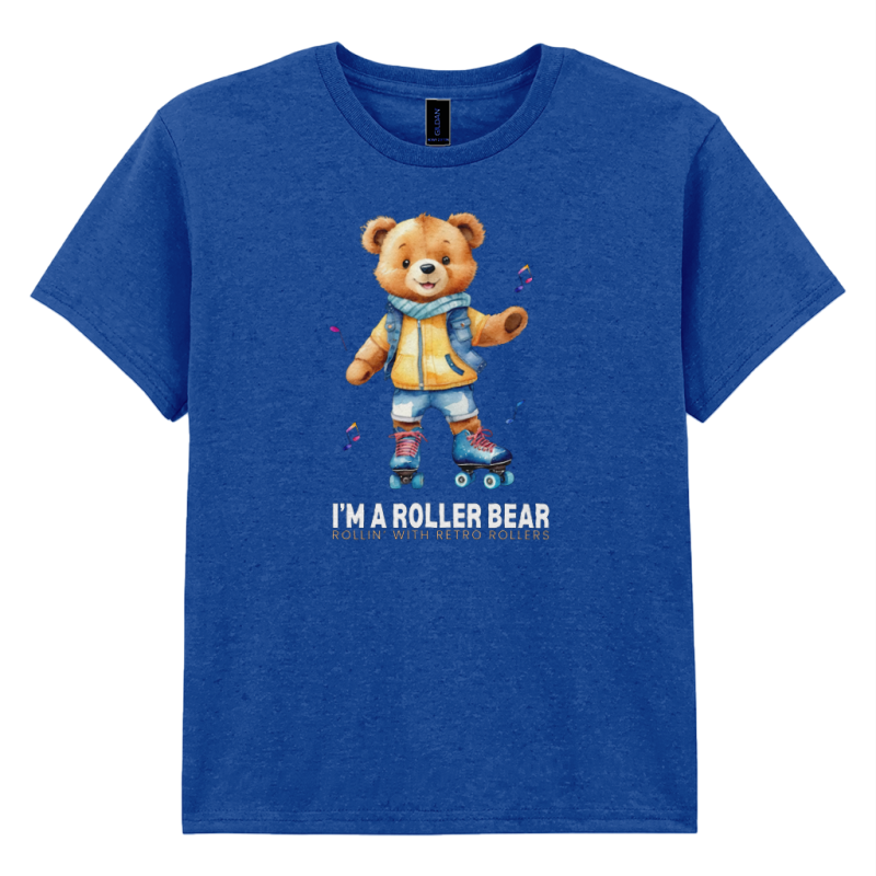 KIDS: The Roller Bears (Design A) Gildan Kids SoftStyle® Ringspun T-Shirt