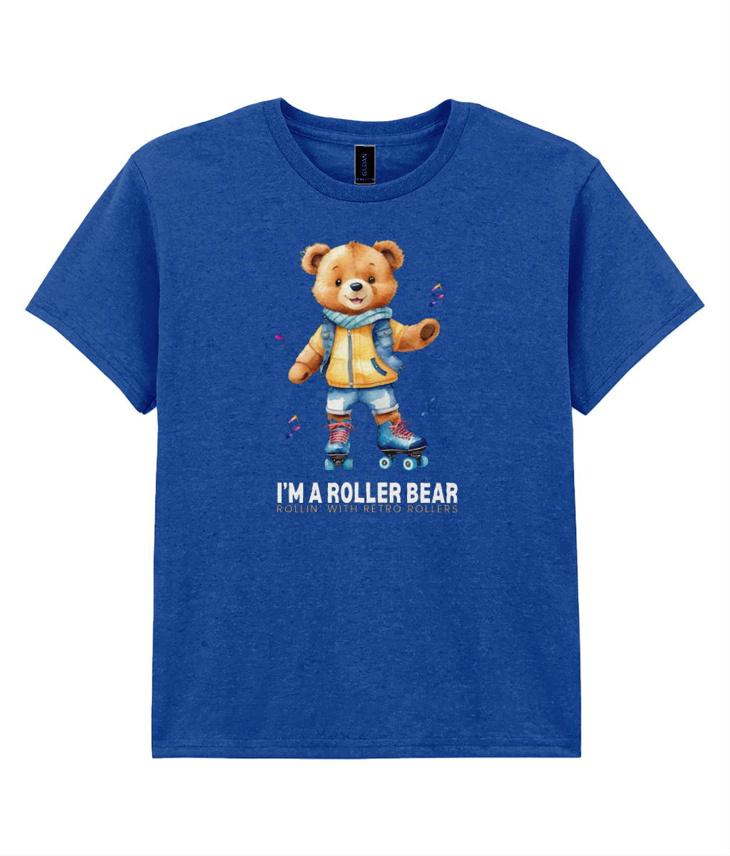 KIDS: The Roller Bears (Design A) Gildan Kids SoftStyle® Ringspun T-Shirt