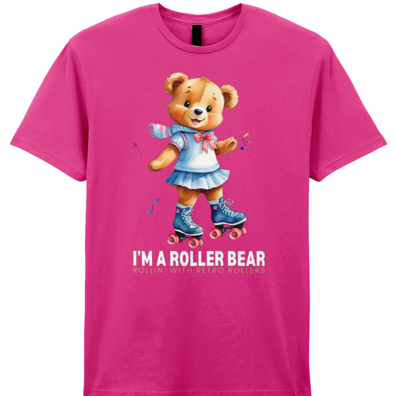 ADULTS: The Roller Bears (DESIGN B) Gildan SoftStyle® Ringspun T-Shirt