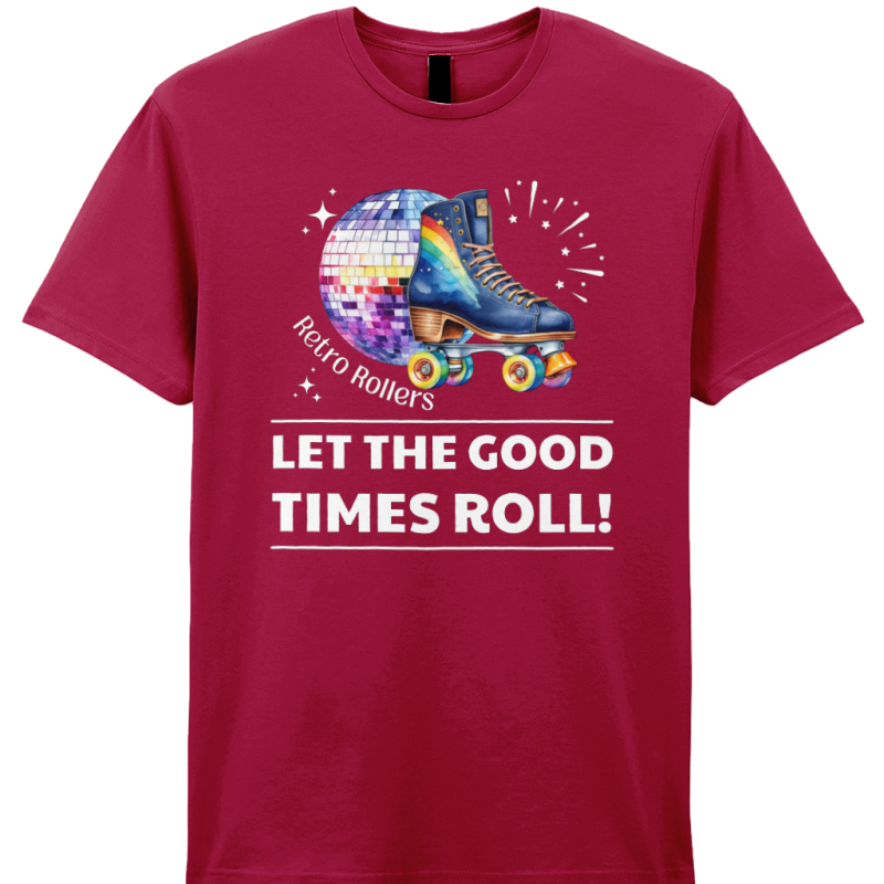 ADULTS: LET THE GOOD TIMES ROLL Gildan SoftStyle® Ringspun T-Shirt