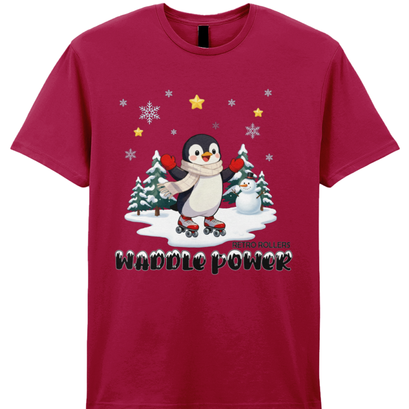 ADULTS: Waddle Power Gildan SoftStyle® Ringspun T-Shirt Waddle Power