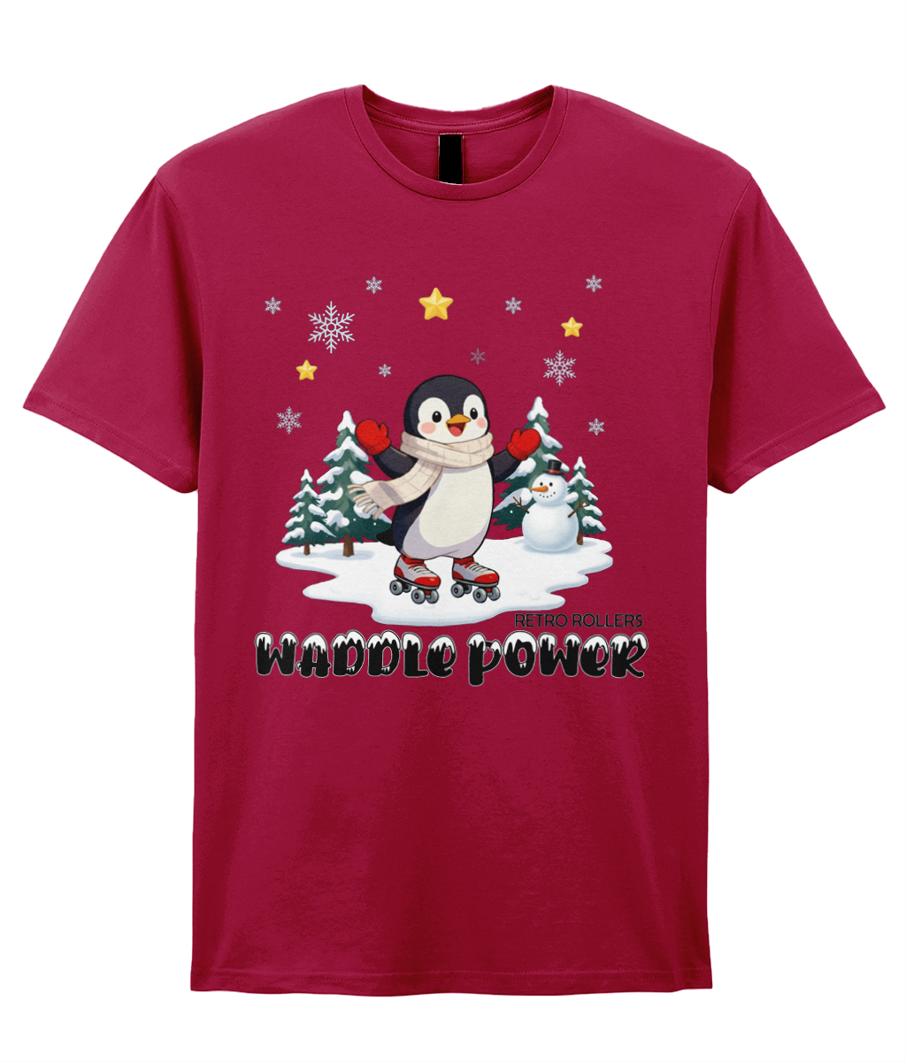 ADULTS: Waddle Power Gildan SoftStyle® Ringspun T-Shirt Waddle Power