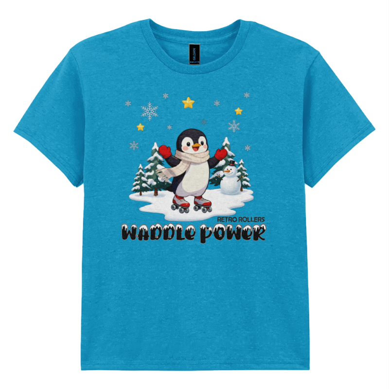 KIDS: Waddle Power Gildan Kids SoftStyle® Ringspun T-Shirt