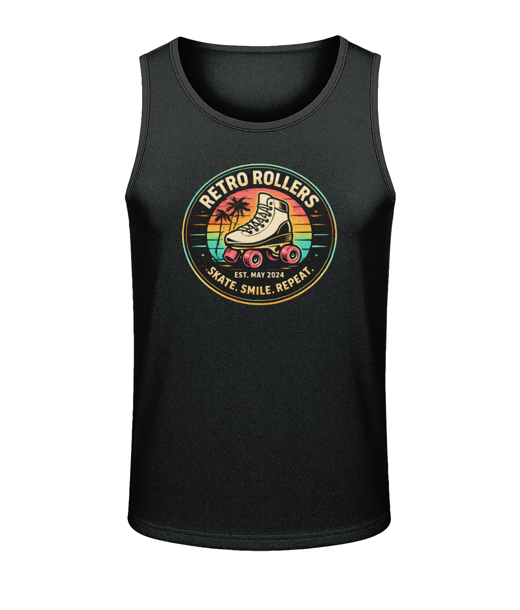 MENS vest: SKATE SMILE REPEAT - AWDis Just Cool Men's Cool Vest