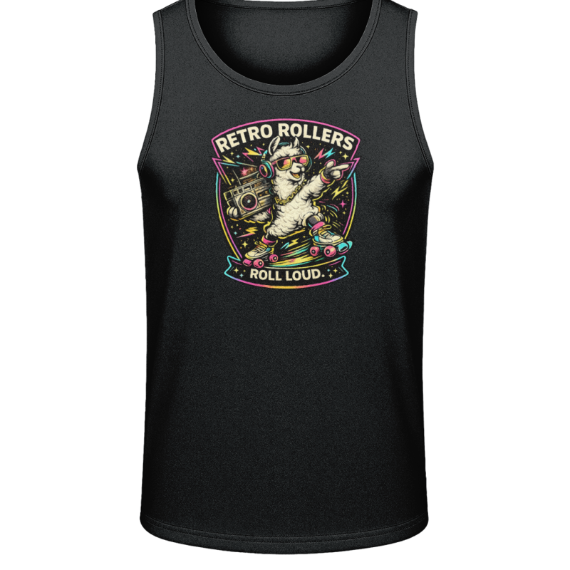 KIDS Vest: Retro Llama DJ - AWDis Just Cool Kids cool vest