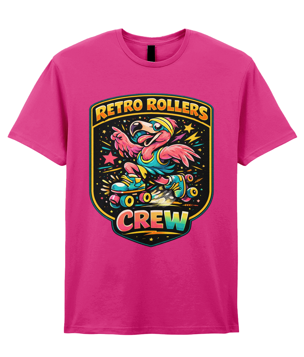 ADULTS: RABBLE Flamingo - Gildan SoftStyle® Ringspun T-Shirt