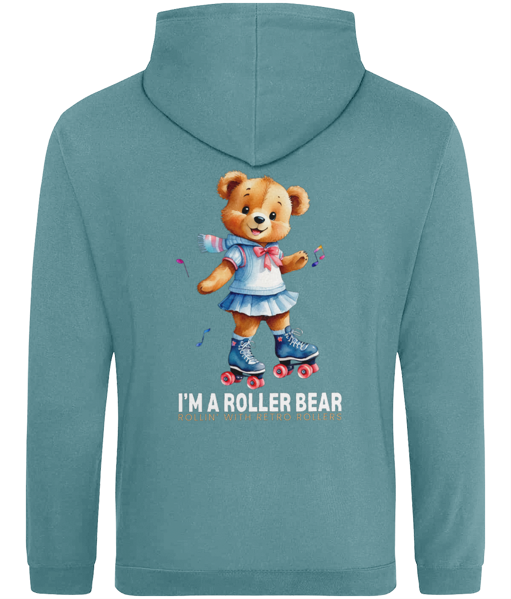 ADULTS: The Roller Bears (DESIGN B) - AWDis College Hoodie