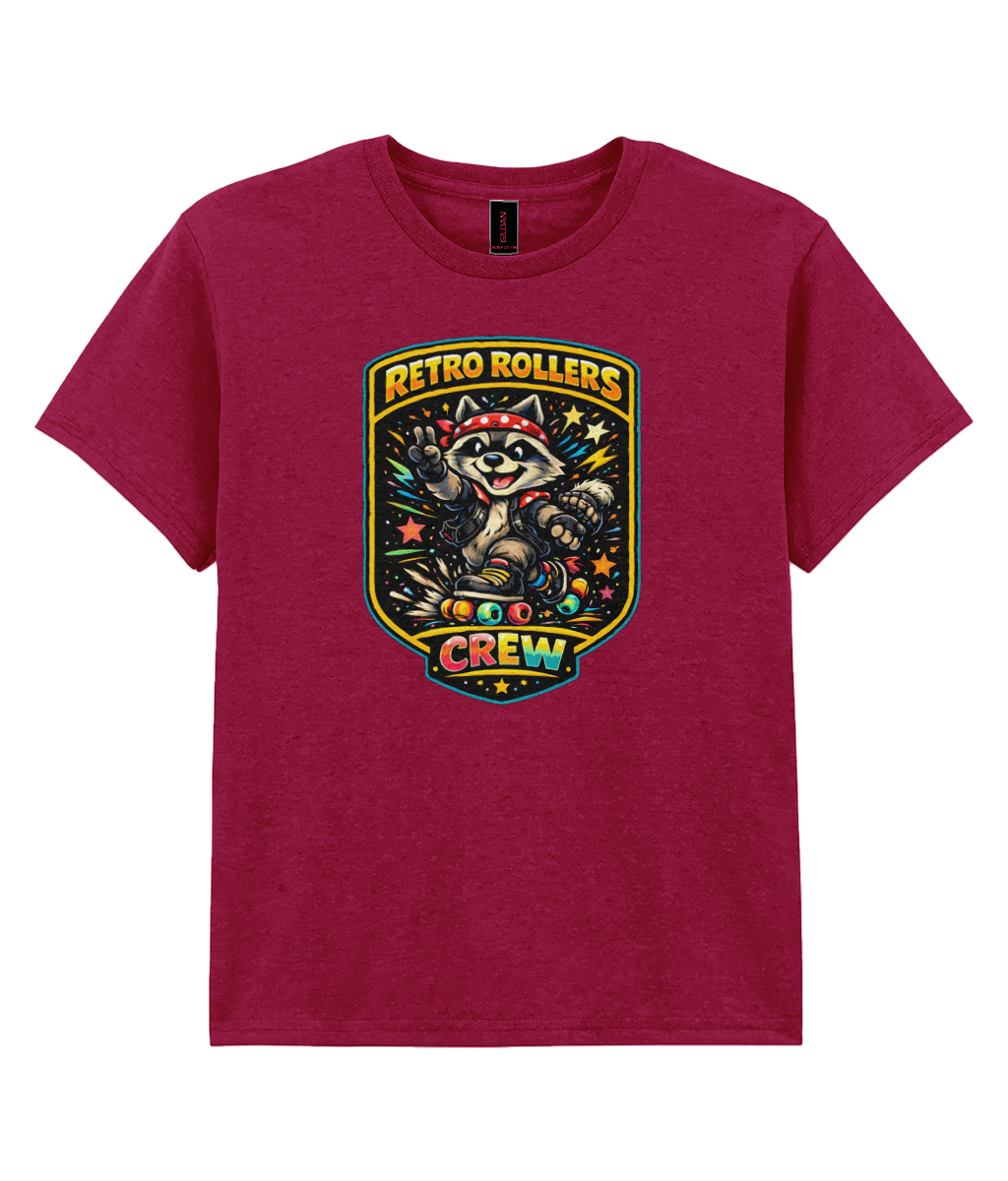 KIDS: RABBLE Racoon - Gildan Kids SoftStyle Ringspun T-Shirt