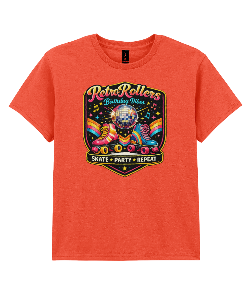 KIDS: Birthday Vibes Disco Ball - Gildan Kids SoftStyle Ringspun T-Shirt