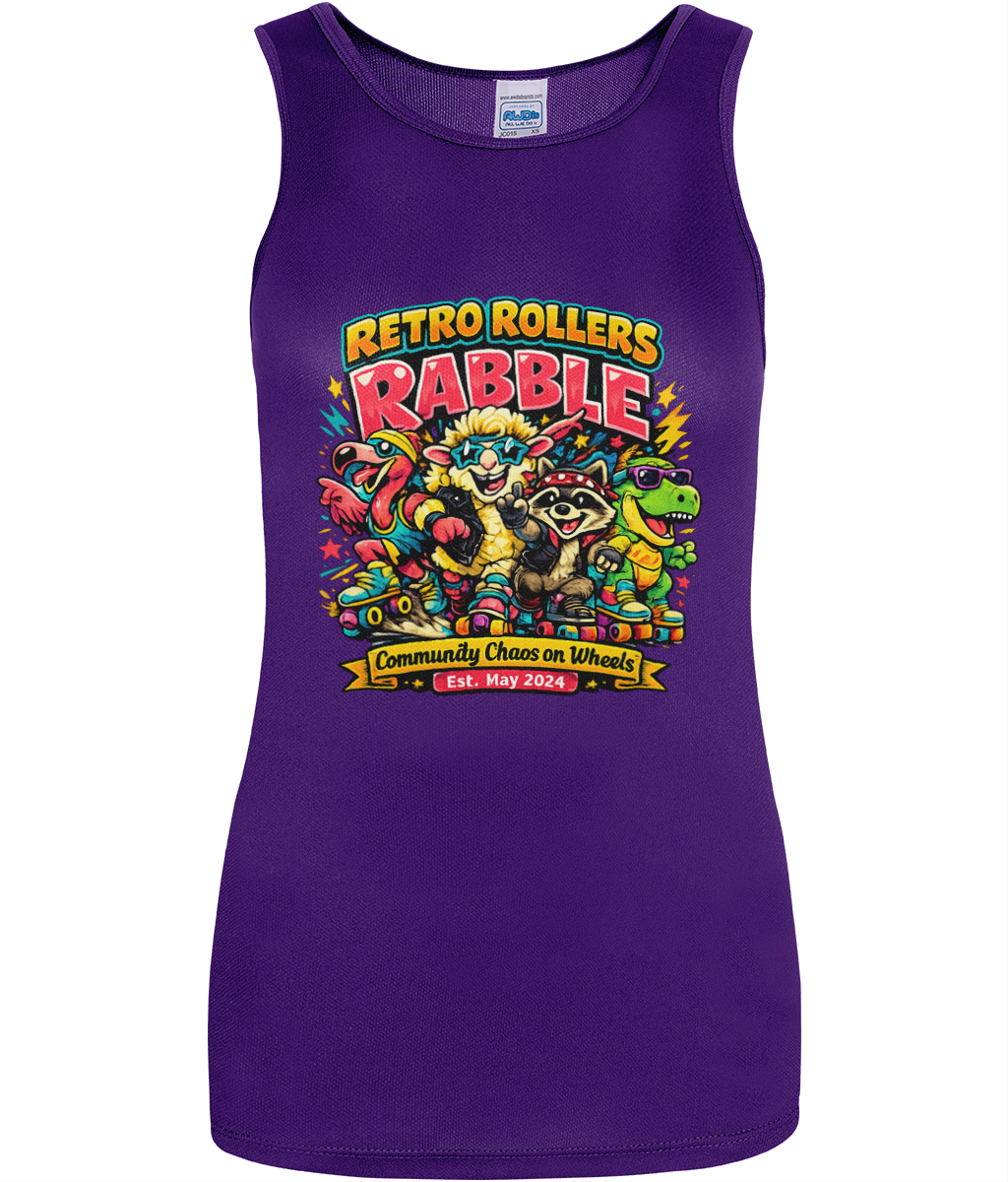 WOMENS: RABBLE Community Chaos - AWDis Just Cool Women's Cool Vest