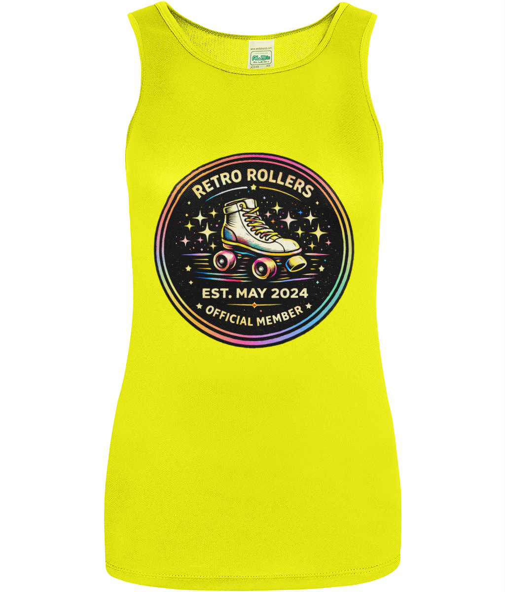 WOMENS: RETRO ROLLER MEMBER - AWDis Just Cool Women's Cool Vest
