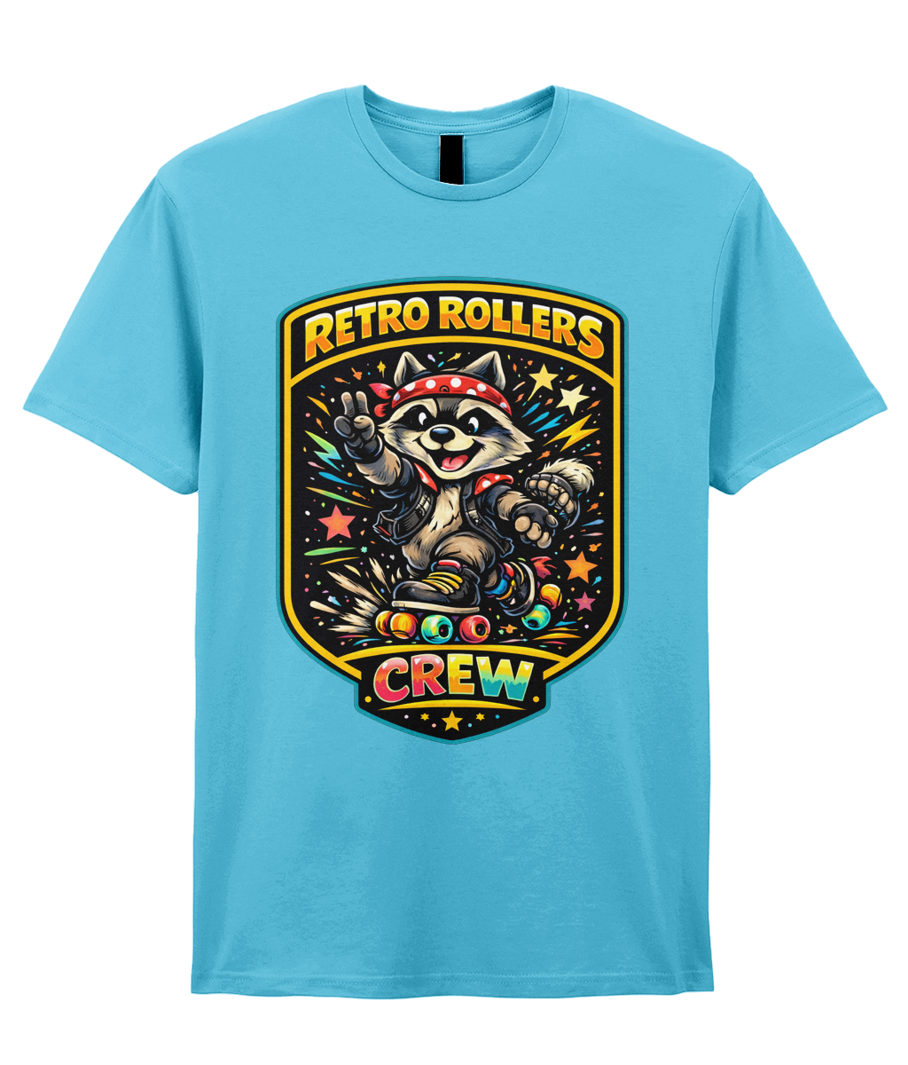ADULTS: RABBLE Racoon - Gildan SoftStyle® Ringspun T-Shirt