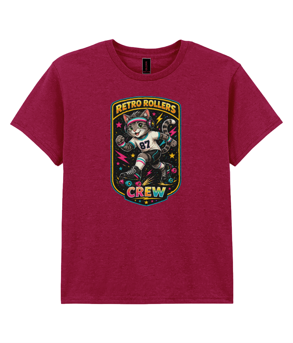 KIDS: RABBLE Cat - Gildan Kids SoftStyle Ringspun T-Shirt