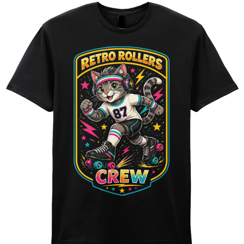 ADULTS: RABBLE Cat  - Gildan SoftStyle® Ringspun T-Shirt