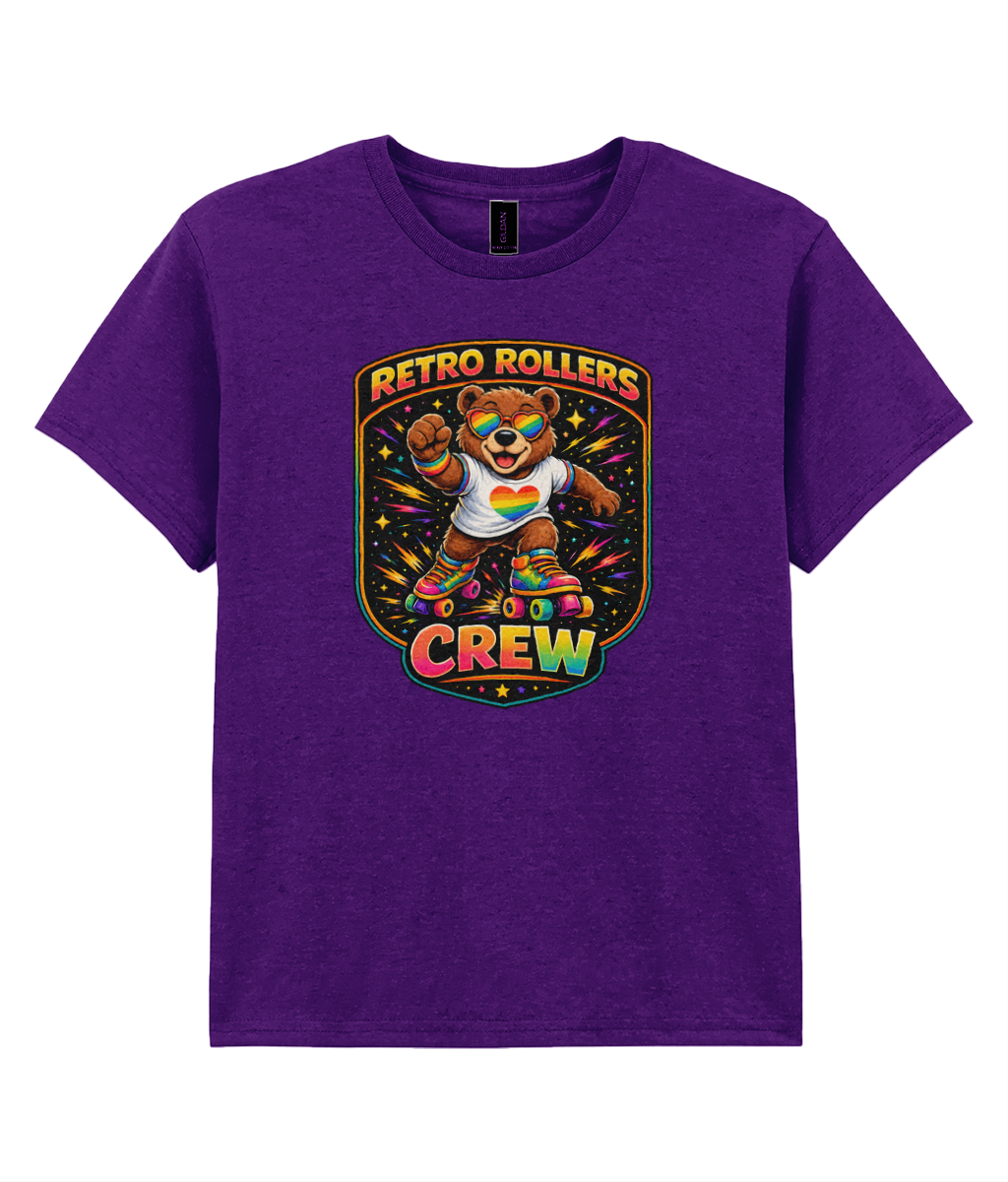 KIDS: RABBLE Pride Bear - Gildan Kids SoftStyle Ringspun T-Shirt