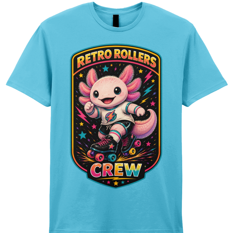 ADULTS: RABBLE Axolotl - Gildan SoftStyle® Ringspun T-Shirt