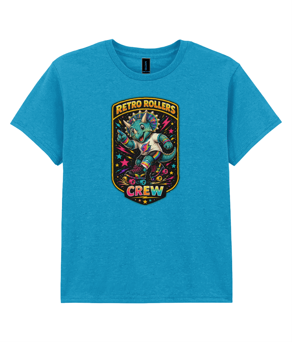 KIDS: RABBLE Triceratops - Gildan Kids SoftStyle Ringspun T-Shirt